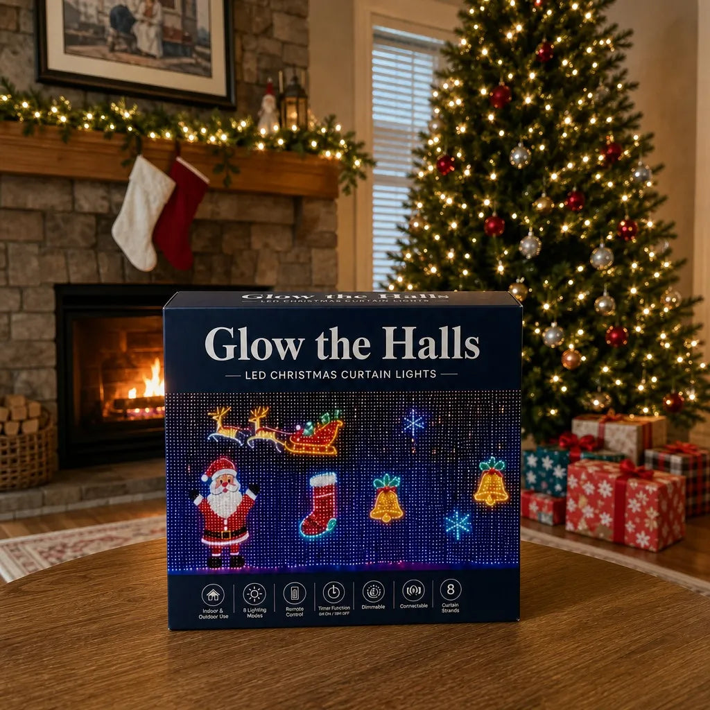 🎇Turn Any Window Into a Light Show.One Light Curtain. Endless Occasions.Create animated patterns, holiday scenes, custom messages and more — all from your phone.