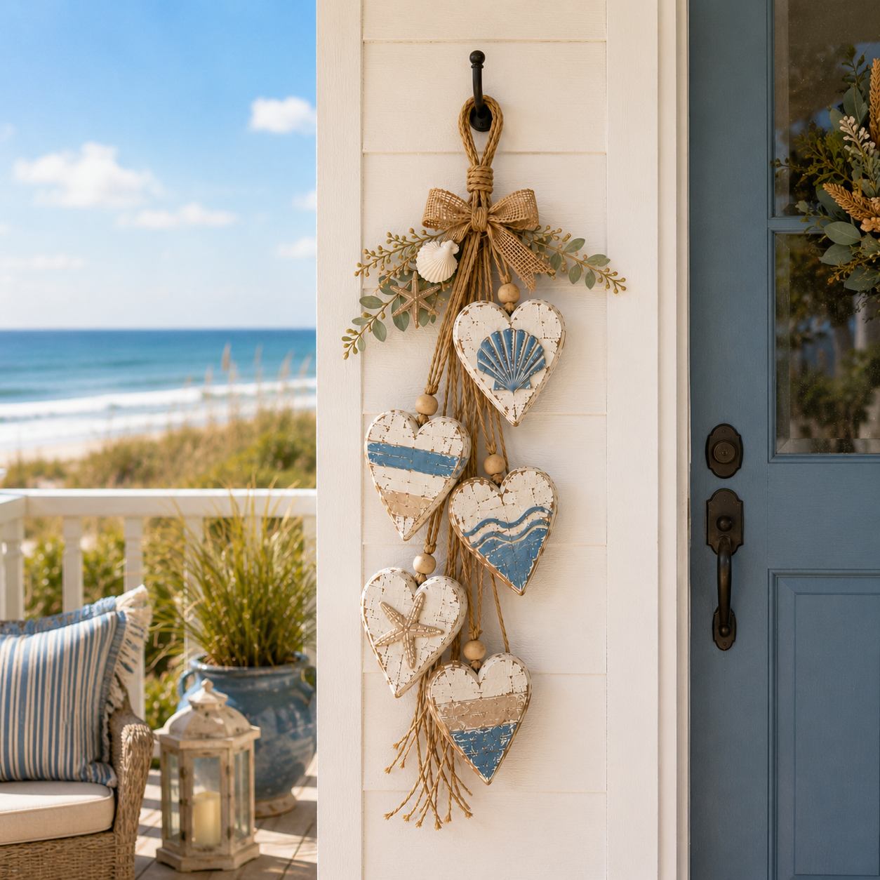 🤎 Hanging Heart Wall Decor-Bring Rustic Warmth Into Your Home