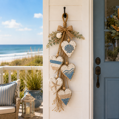 🤎 Hanging Heart Wall Decor-Bring Rustic Warmth Into Your Home