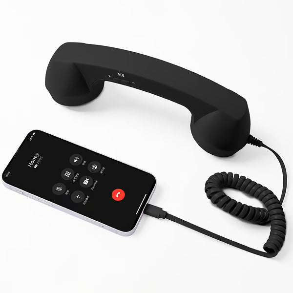 ☎️ Retro USB-C Phone Handset – Wired Vintage Receiver for Smartphones