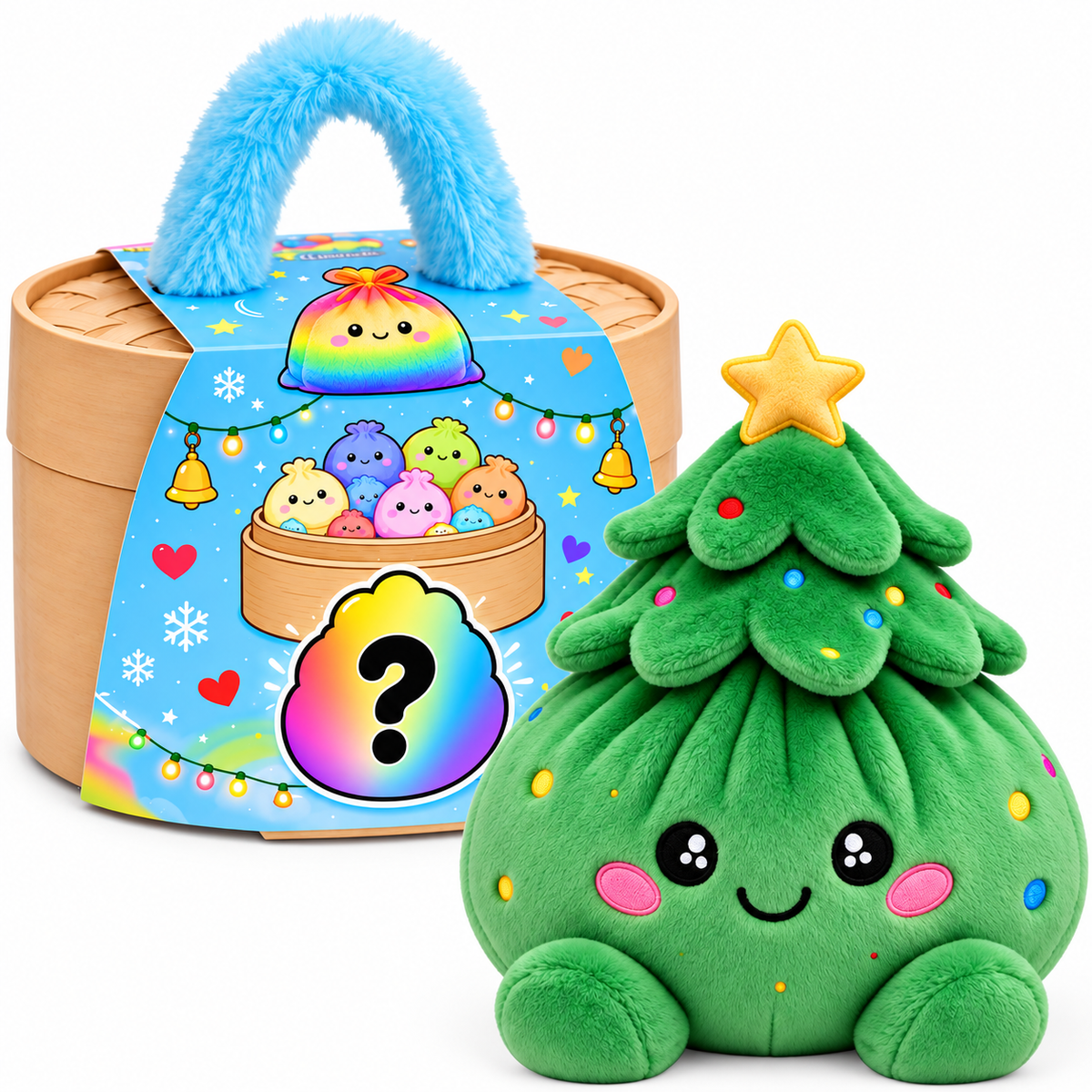 🏆Limited Time Sale 49% OFF🎄🌈Christmas Dumpling Plush Blind Box Collection🥟