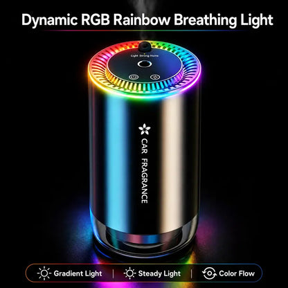 ✨ Smart Car Diffuser with RGB Ambient Light & Star Projector