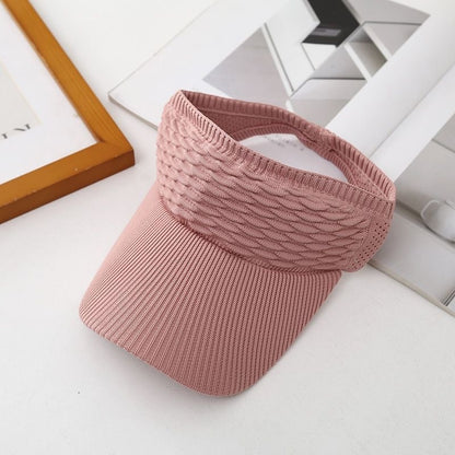 Women’s Open-Top Breathable UV-Protection High-Ponytail Sun Visor