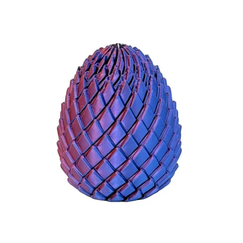 3D Printed Twisted Dragon Egg – Sensory Fidget & Stress Relief Toy