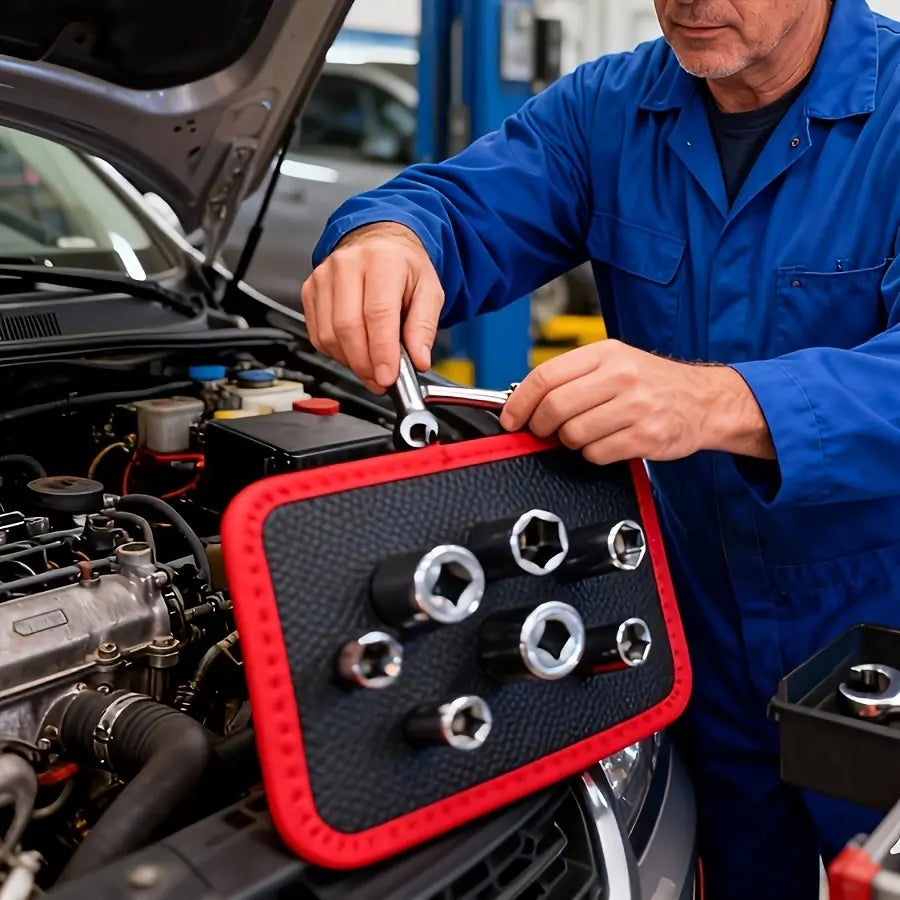 Magnetic Parts Tray Set — Keep Screws, Sockets & Small Tools From Rolling Away