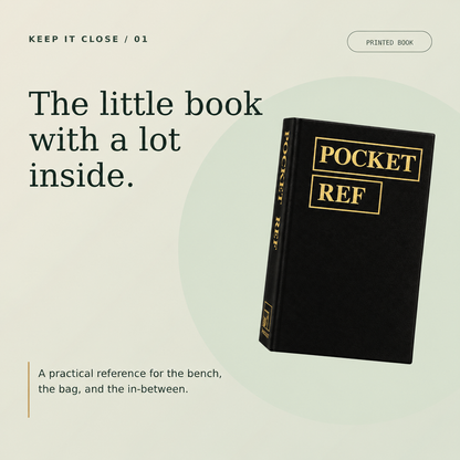 Pocket Ref 4th Edition | 150-Page Portable Reference Book