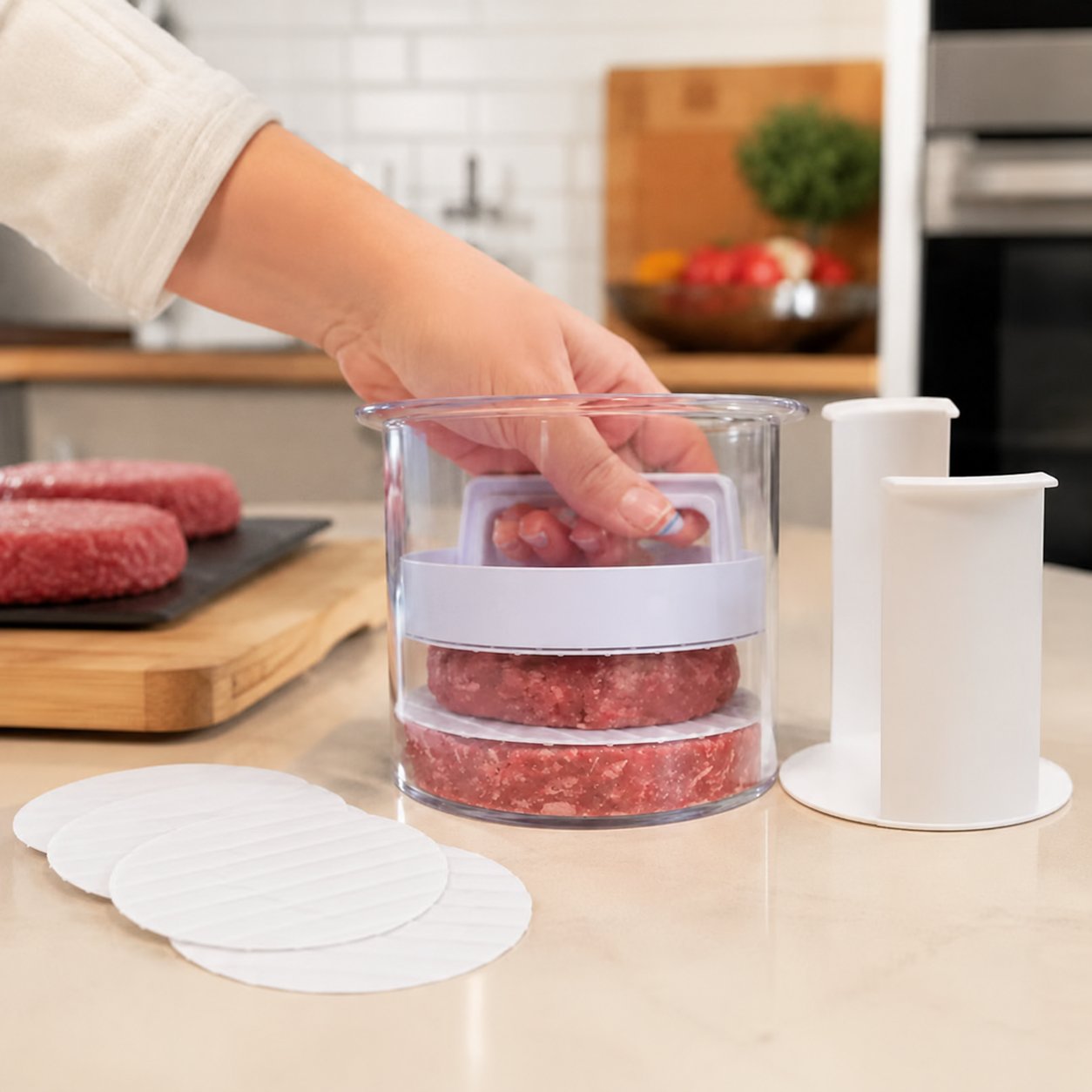 🍔 Burger Patty Maker for Easy Homemade Burgers