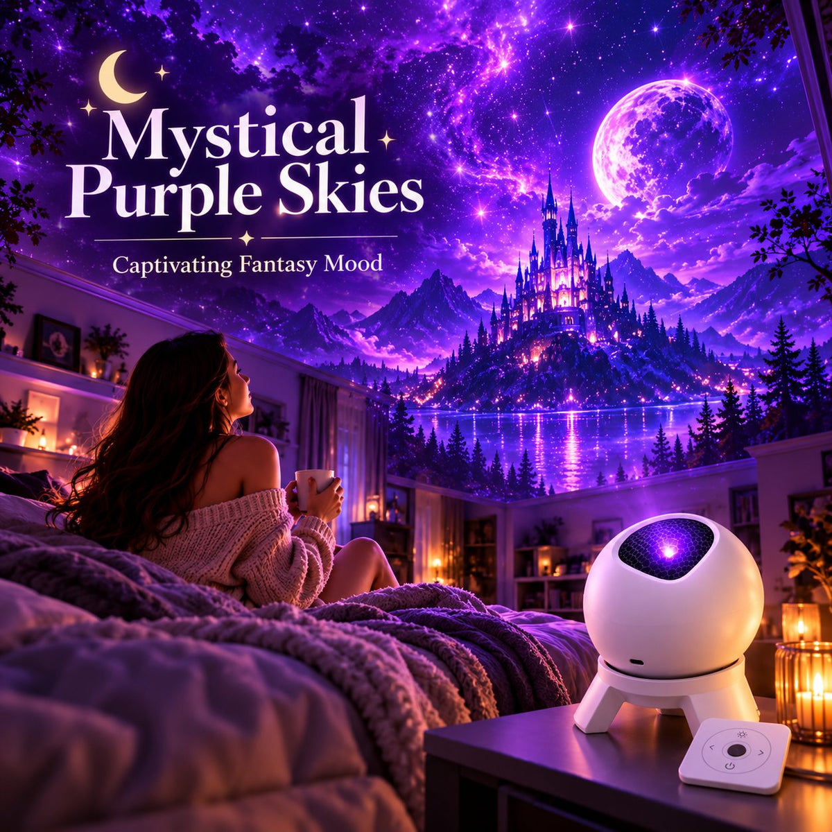 🔮✨ Magic Castle Immersive Room Projector — Turn Your Bedroom Into Another World