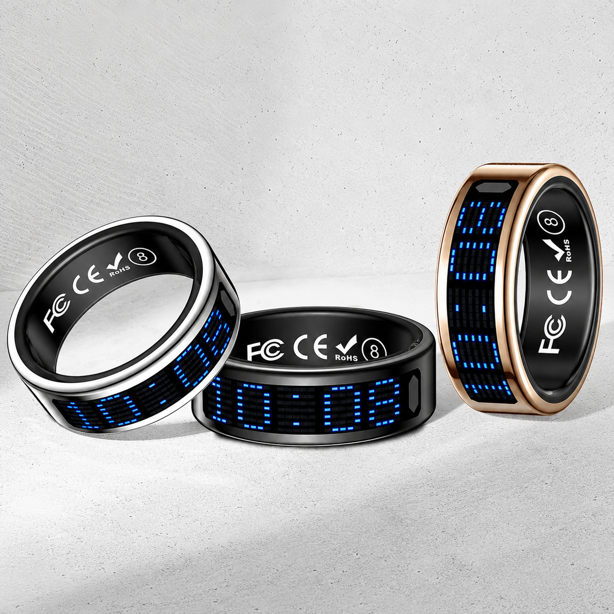 Smart Health Ring – 24/7 Heart Rate, Sleep & Activity Tracking | Sleek, Lightweight & IP68 Waterproof