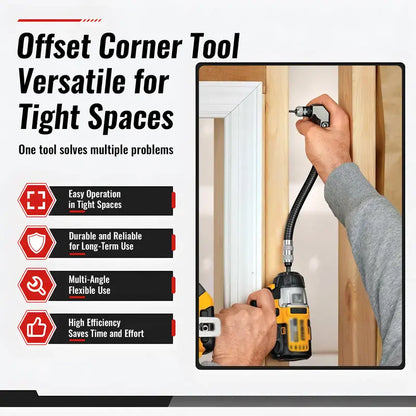90° Right Angle Drill Attachment — Reach Tight Corners Without Removing Everything Apart