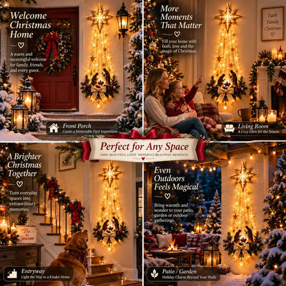 ⏰ LAST DAY – 49% OFF! ✝️✝️ Bethlehem Star Nativity Wall Light – A Little Holy Night Magic, Right on Your Wall ✨