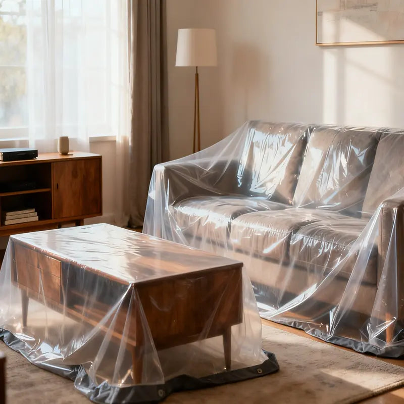 🌧️ Clear Waterproof Tarp – 🏡 Heavy Duty Outdoor Weather Protection Cover