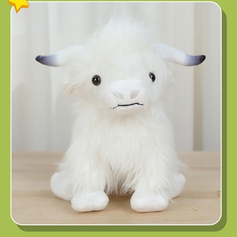 🔥Christmas New Gift Toy🐂🎁Cute Cartoon Highland Cow Cuddly Toy