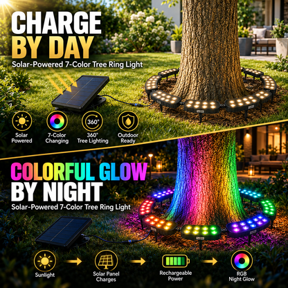 50% OFF✨ One Tree. Endless Colors. – Solar RGB Landscape Ring Light