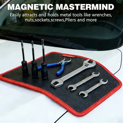 Magnetic Parts Tray Set — Keep Screws, Sockets & Small Tools From Rolling Away