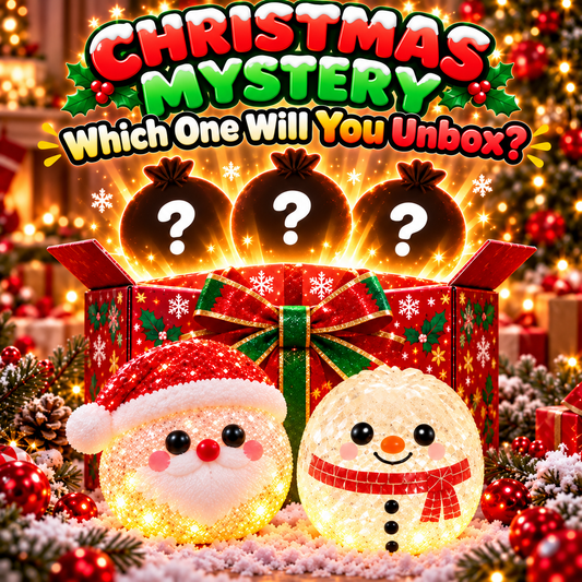 🎁 Christmas Mystery Squishy Blind Box – Which Holiday Dumpling Will You Unbox?
