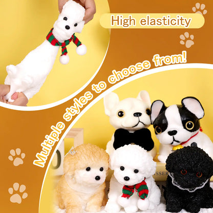 Handmade Silicone Squeeze Toy - Cartoon Stress Relief Toys for Autism, Hyperreal Kawaii Simulation Cat/Dog, DIY Unique Gifts, Squishys