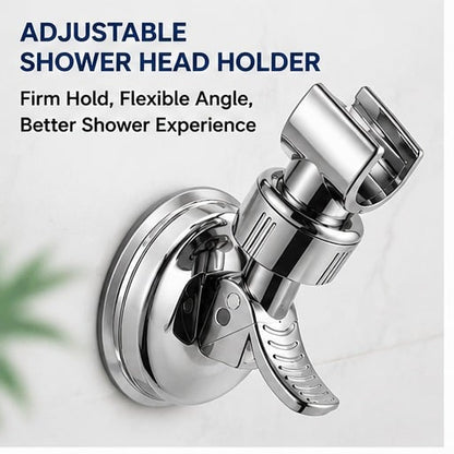Adjustable Shower Head Holders Removable Suction Cup Shower Head Bracket No Drill Shower Head Bracket