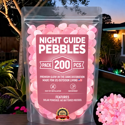 ✨Glow-in-the-Dark Garden Pebbles | Colorful Outdoor Decor