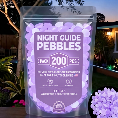 ✨Glow-in-the-Dark Garden Pebbles | Colorful Outdoor Decor