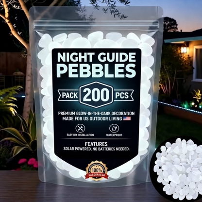 ✨Glow-in-the-Dark Garden Pebbles | Colorful Outdoor Decor