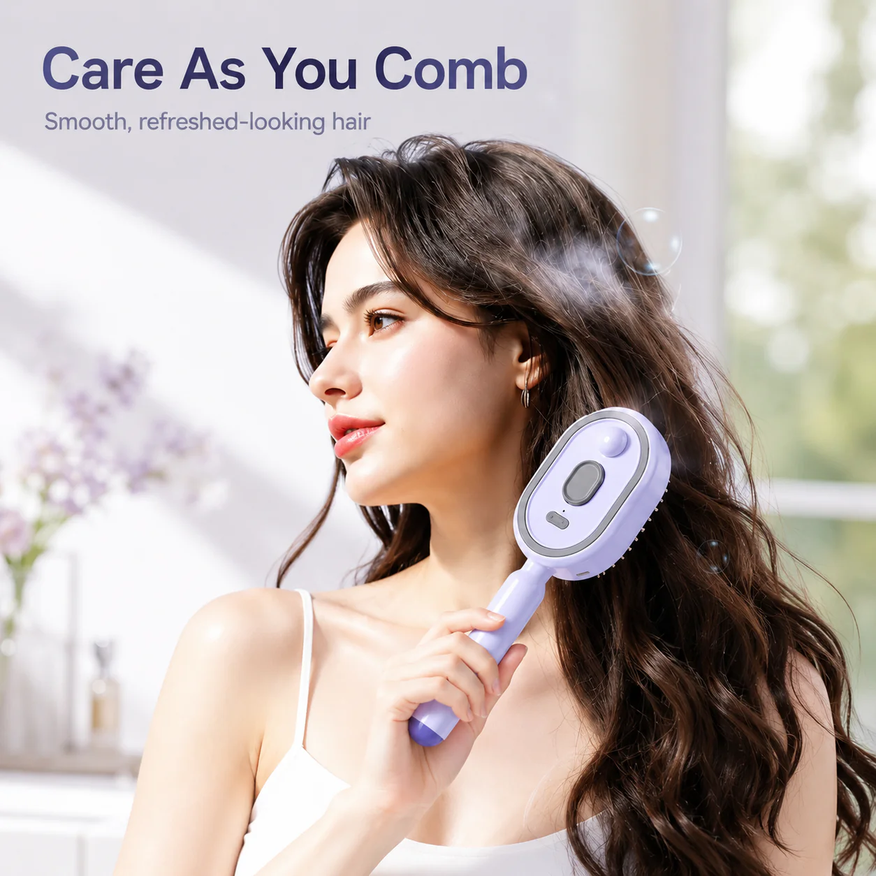 ✨Mist Straightening Comb – Easy Salon-Like Hair