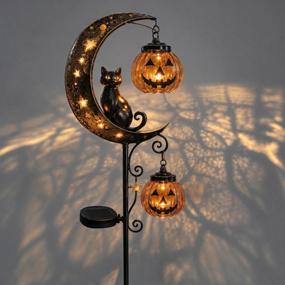 🎃 Halloween Early Bird Sale | 49% OFF Pumpkin Moon Garden Stake Light(📦Buy 2 Free Shipping)
