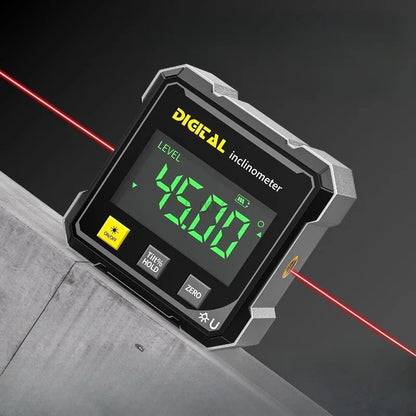 🎯 Digital Laser Angle Finder with Magnetic Base – Get It Straight the First Time
