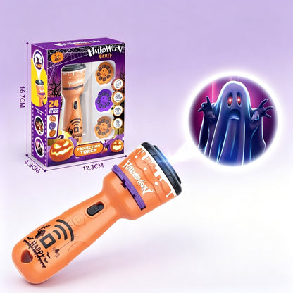 🎃 Kids Projection Flashlight – Turn Bedtime Into a Holiday Story ✨