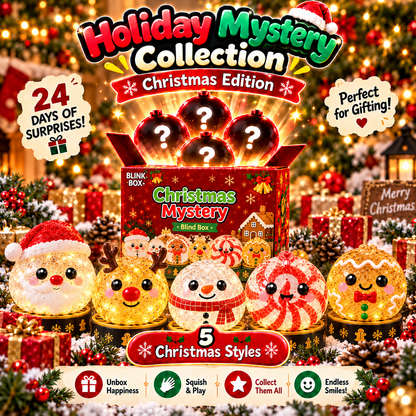 🎄🎃Holiday Mystery Dumpling Squishy – Cute Halloween & Christmas Surprise Collectible Toy