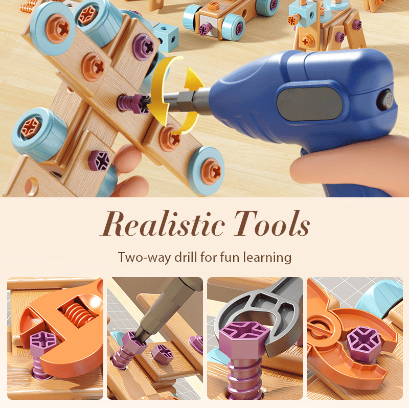 Kids power toy drill