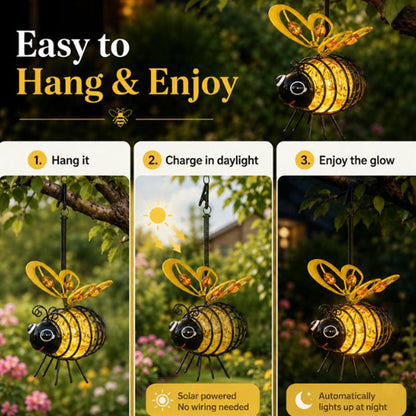 🐝 Solar Bee Garden Light  Turn Your Garden Into a Magical Glow ✨