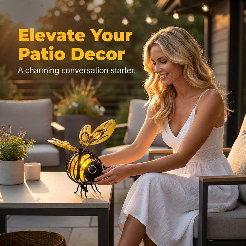 🐝 Solar Bee Garden Light  Turn Your Garden Into a Magical Glow ✨