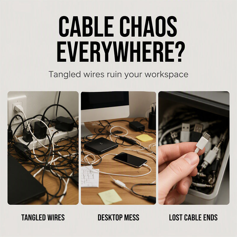 📢📢50% OFF !! ⏰Creative Pineapple Desk Cable Organizer
