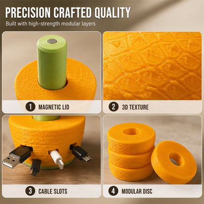 📢📢50% OFF !! ⏰Creative Pineapple Desk Cable Organizer