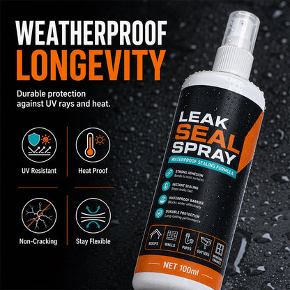 💧Portable Instant Leak Sealant Spray, Strong Adhesion Waterproof Sealing Spray (100ml / 3.38 fl oz)