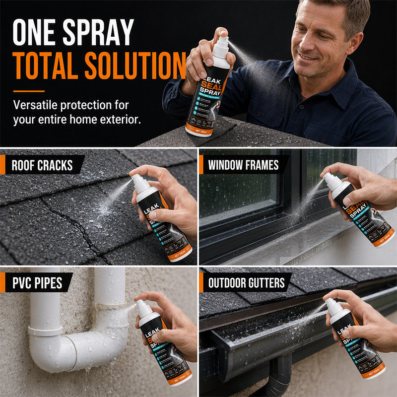 💧Portable Instant Leak Sealant Spray, Strong Adhesion Waterproof Sealing Spray (100ml / 3.38 fl oz)