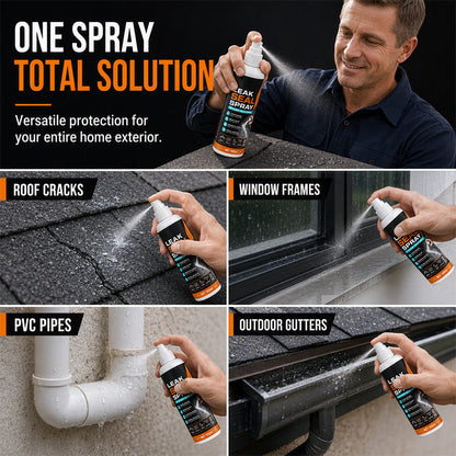 💧Portable Instant Leak Sealant Spray, Strong Adhesion Waterproof Sealing Spray (100ml / 3.38 fl oz)