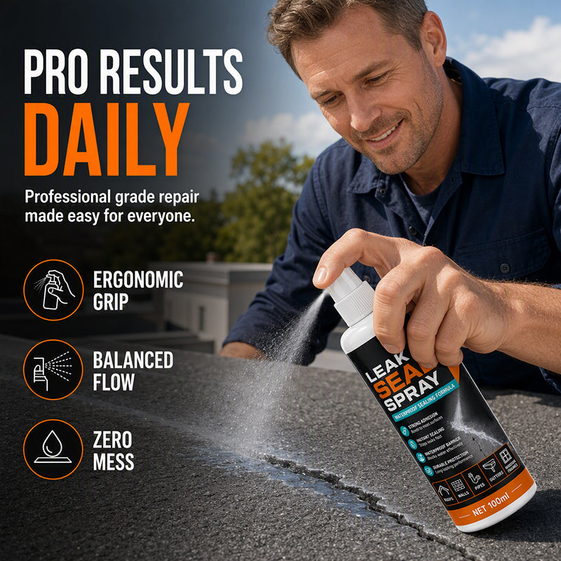 💧Portable Instant Leak Sealant Spray, Strong Adhesion Waterproof Sealing Spray (100ml / 3.38 fl oz)