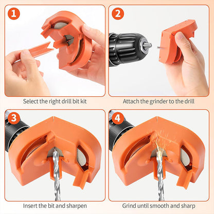 🔨Portable Drill Bit Sharpener Grinding Tool for 2-16mm Bits