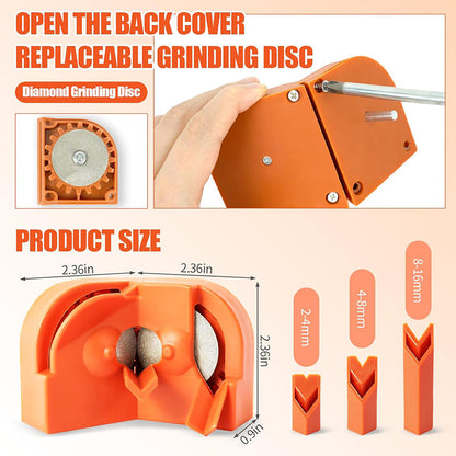 🔨Portable Drill Bit Sharpener Grinding Tool for 2-16mm Bits