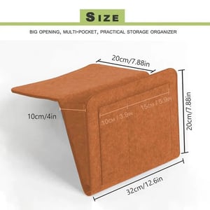 🥳2026 HOT SALE🥳💞50K+ SOLD! 🛏️ Bedside Hanging Storage Bag‑Multi‑Pocket Bed Caddy Organizer, Felt Hanging Pouch for Dorm Bunk Bed Hold Tablet Book Phone Stationery