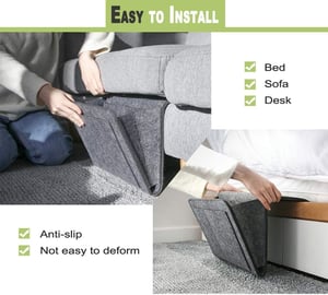 🥳2026 HOT SALE🥳💞50K+ SOLD! 🛏️ Bedside Hanging Storage Bag‑Multi‑Pocket Bed Caddy Organizer, Felt Hanging Pouch for Dorm Bunk Bed Hold Tablet Book Phone Stationery