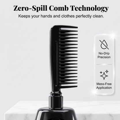 Plant-Based Hair Dye with Built-In Comb