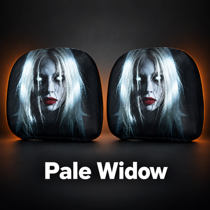 Scary Halloween Car Headrest Covers – 2-Pack