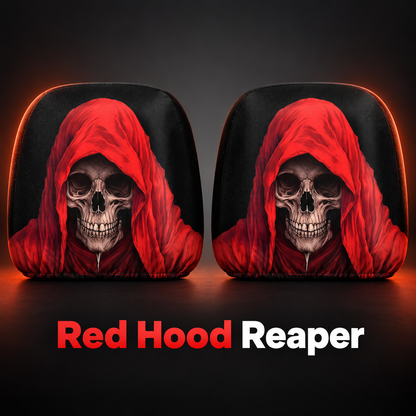 Scary Halloween Car Headrest Covers – 2-Pack