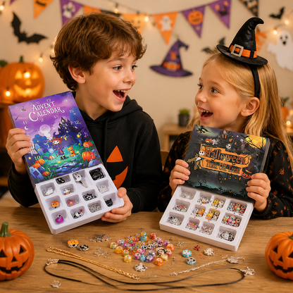 Halloween Calendar | DIY Charm Bracelet & Necklace Kit for Kids